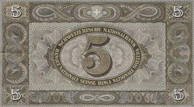 Schweiz 5 Franken 1951